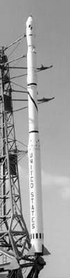Scout B-1 rocket