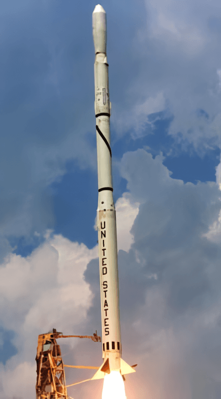 Scout B rocket