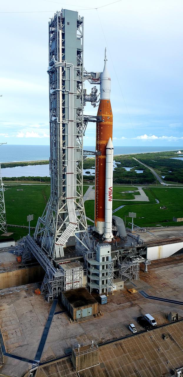 Space Launch System at Launch Complex 39B